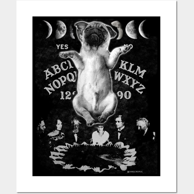 Pug Seance Wall Art by darklordpug